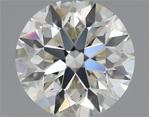 Picture of Natural Diamond 0.80 Carats, Round with Excellent Cut, K Color, VVS1 Clarity and Certified by IGI