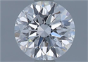 Natural Diamond 0.74 Carats, Round with Very Good Cut, D Color, VS1 Clarity and Certified by GIA