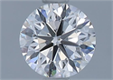 Diamante Natural 0.72 quilates, Redondo , Color E, claridad VS2 y certificado GIA