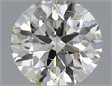 Natural Diamond 0.50 Carats, Round with Excellent Cut, I Color, SI2 Clarity and Certified by IGI