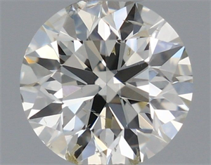 Picture of Natural Diamond 0.50 Carats, Round with Excellent Cut, I Color, SI2 Clarity and Certified by IGI