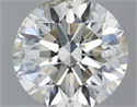 Natural Diamond 0.50 Carats, Round with Excellent Cut, I Color, SI2 Clarity and Certified by IGI