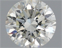 Natural Diamond 0.51 Carats, Round with Very Good Cut, K Color, SI2 Clarity and Certified by IGI