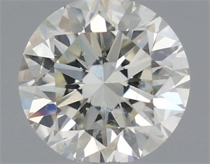Picture of Natural Diamond 0.51 Carats, Round with Very Good Cut, K Color, SI2 Clarity and Certified by IGI