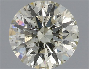 Picture of Natural Diamond 0.52 Carats, Round with Excellent Cut, K Color, SI2 Clarity and Certified by IGI