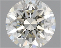 Natural Diamond 0.55 Carats, Round with Excellent Cut, I Color, SI2 Clarity and Certified by IGI