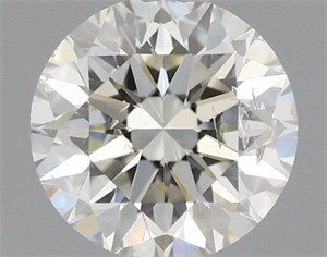 Picture of Natural Diamond 0.55 Carats, Round with Excellent Cut, I Color, SI2 Clarity and Certified by IGI