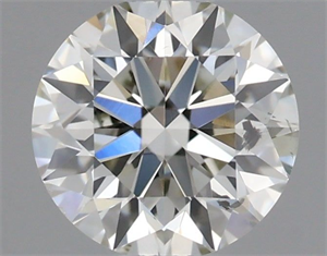 Picture of Natural Diamond 0.55 Carats, Round with Excellent Cut, I Color, SI2 Clarity and Certified by IGI
