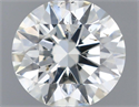 Natural Diamond 0.52 Carats, Round with Excellent Cut, I Color, SI2 Clarity and Certified by IGI