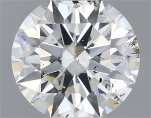 Picture of Natural Diamond 0.51 Carats, Round with Excellent Cut, I Color, SI2 Clarity and Certified by IGI