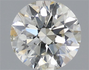Picture of Natural Diamond 0.50 Carats, Round with Very Good Cut, I Color, SI2 Clarity and Certified by IGI