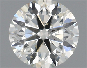 Picture of Natural Diamond 0.51 Carats, Round with Excellent Cut, J Color, SI2 Clarity and Certified by IGI