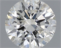 Natural Diamond 0.51 Carats, Round with Excellent Cut, I Color, I1 Clarity and Certified by IGI