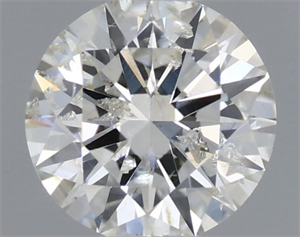 Picture of Natural Diamond 0.51 Carats, Round with Excellent Cut, I Color, I1 Clarity and Certified by IGI