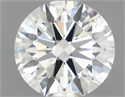 Natural Diamond 0.70 Carats, Round with Excellent Cut, L Color, SI1 Clarity and Certified by GIA