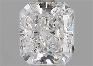 Picture of Natural Diamond 1.50 Carats, Radiant with  Cut, E Color, SI2 Clarity and Certified by GIA