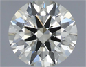 Natural Diamond 0.40 Carats, Round with Excellent Cut, L Color, SI2 Clarity and Certified by IGI