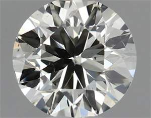 Foto Diamante Natural 0.40 quilates, Redondo , Color L, claridad SI1 y certificado IGI de