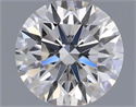 Diamante Natural 0.44 quilates, Redondo , Color F, claridad VVS2 y certificado GIA