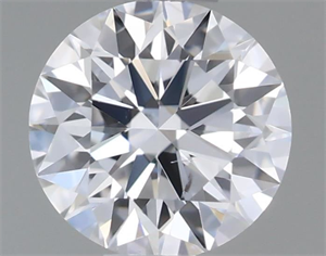 Foto Diamante Natural 0.40 quilates, Redondo , Color D, claridad SI1 y certificado GIA de