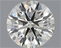 Natural Diamond 0.50 Carats, Round with Excellent Cut, J Color, I1 Clarity and Certified by IGI