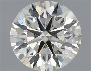 Picture of Natural Diamond 0.50 Carats, Round with Excellent Cut, J Color, I1 Clarity and Certified by IGI