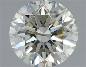 Picture of Natural Diamond 0.51 Carats, Round with Excellent Cut, J Color, I1 Clarity and Certified by IGI