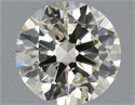 Natural Diamond 0.50 Carats, Round with Excellent Cut, K Color, I1 Clarity and Certified by IGI