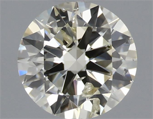 Picture of Natural Diamond 0.50 Carats, Round with Excellent Cut, K Color, I1 Clarity and Certified by IGI