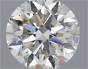Natural Diamond 0.50 Carats, Round with Excellent Cut, K Color, I1 Clarity and Certified by IGI