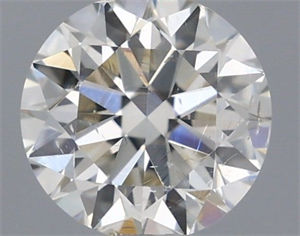 Picture of Natural Diamond 0.50 Carats, Round with Excellent Cut, K Color, I1 Clarity and Certified by IGI