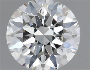 Picture of Natural Diamond 0.40 Carats, Round with Excellent Cut, J Color, SI2 Clarity and Certified by GIA