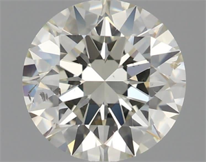 Picture of Natural Diamond 1.59 Carats, Round with Excellent Cut, K Color, SI1 Clarity and Certified by IGI