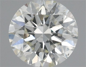 Picture of Natural Diamond 0.42 Carats, Round with Excellent Cut, I Color, SI2 Clarity and Certified by IGI