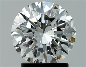 Picture of Natural Diamond 2.00 Carats, Round with Excellent Cut, H Color, IF Clarity and Certified by GIA