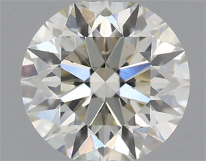 Picture of Natural Diamond 0.57 Carats, Round with Excellent Cut, J Color, VS1 Clarity and Certified by IGI