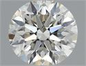 Natural Diamond 0.60 Carats, Round with Excellent Cut, H Color, VS2 Clarity and Certified by IGI