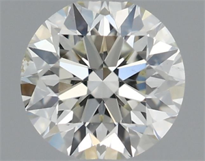 Picture of Natural Diamond 0.60 Carats, Round with Excellent Cut, H Color, VS2 Clarity and Certified by IGI