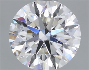 Foto Diamante Natural 0.73 quilates, Redondo , Color H, claridad IF y certificado GIA de