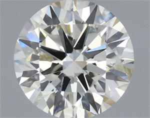 Picture of Natural Diamond 0.72 Carats, Round with Excellent Cut, J Color, I1 Clarity and Certified by IGI