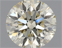 Natural Diamond 0.50 Carats, Round with Excellent Cut, M Color, SI1 Clarity and Certified by IGI