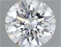 Diamante Natural 0.41 quilates, Redondo , Color H, claridad IF y certificado GIA