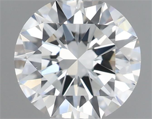 Picture of Natural Diamond 0.45 Carats, Round with Excellent Cut, H Color, VVS1 Clarity and Certified by GIA