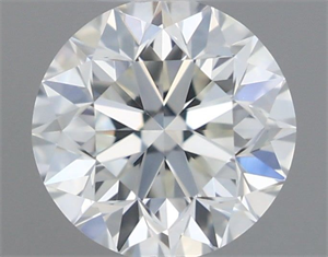 Picture of Natural Diamond 0.50 Carats, Round with Very Good Cut, I Color, IF Clarity and Certified by GIA