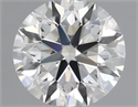 Natural Diamond 0.72 Carats, Round with Excellent Cut, I Color, VVS2 Clarity and Certified by GIA