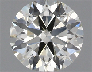Picture of Natural Diamond 0.70 Carats, Round with Excellent Cut, I Color, SI1 Clarity and Certified by IGI