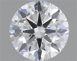 Foto Diamante Natural 0.50 quilates, Redondo , Color E, claridad SI1 y certificado GIA de