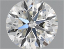 Natural Diamond 0.70 Carats, Round with Very Good Cut, J Color, VS2 Clarity and Certified by GIA