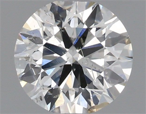 Picture of Natural Diamond 0.72 Carats, Round with Excellent Cut, H Color, SI2 Clarity and Certified by IGI