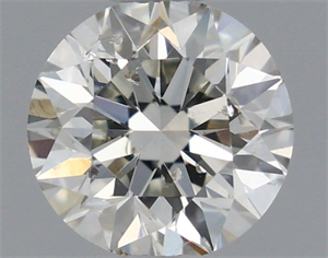 Picture of Natural Diamond 0.70 Carats, Round with Very Good Cut, H Color, SI2 Clarity and Certified by IGI